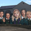 The giant Derry Girls mural has been completed - and here it is