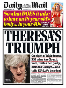 'Backstop from the brink': UK front pages react to Brexit latest