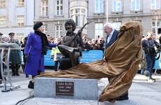 'He lives on': Two Luke Kelly statues unveiled in Dublin city