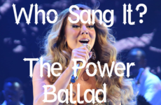 Who Sang It? Match the power ballad to its artist
