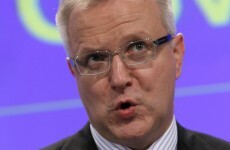 Rehn's parting message: "Europe stands by you"