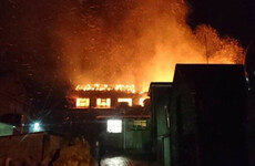 Buncrana Main Street closed as major fire engulfs building