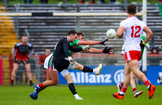 Tyrone goalkeeper Niall Morgan scores superb point from play during league defeat to Mayo
