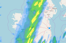 A day of rain is coming with thundery showers and hail in parts