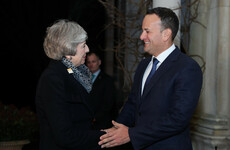 Theresa May arrives in Dublin for crunch talks with Varadkar