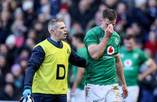 Ireland expect Johnny Sexton to 'bounce back quickly' after failing HIA