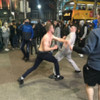 One arrested after large crowd gathers around two men fighting on Dublin's O'Connell Street