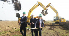 Sod turned on the new runway at Dublin Airport, but some residents are not happy