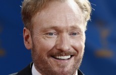 Conan returns - with a Brett Favre punchline