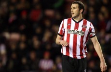 Phew! Sunderland give O'Shea the all-clear after having scan