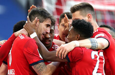 Martinez sends Bayern level at top of Bundesliga