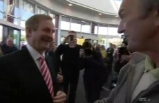 Video, audio: Kenny tells protester 'You could do with a day's work, I'd say'