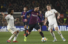 Saturday's El Clásico to be shown live on eir Sport
