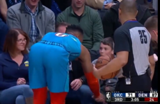 NBA's Westbrook calls for protection from fans after claiming child 'hit' him during a game