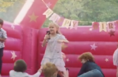 Mobile network ad had to be changed because child was holding a phone on a bouncy castle