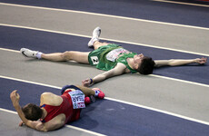 Disastrous start for Ireland in Glasgow as Greene takes a fall and Barr finishes last