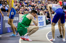 English frustrated by mid-race collision but qualifies for 800m final in Glasgow