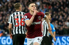 Declan Rice goal sets West Ham on the way to victory over Newcastle