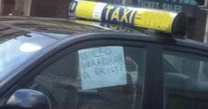 This is what one taxi driver thinks of the green light debate...