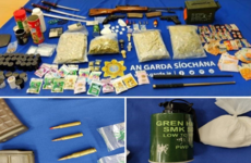 Two men arrested after gardaí seize drugs, replica guns and three samurai swords in Finglas