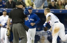 This baseball player is facing a lengthy ban after throwing his helmet at an umpire