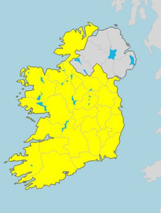Met Éireann issues Status Yellow snow-ice warning for tonight into Monday morning