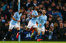 Raheem Sterling scores 14-minute hat-trick as Man City beat Watford to extend lead at the top