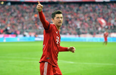 Lewandowski reaches landmark feat in six-goal rout as Bayern leapfrog Dortmund to go top