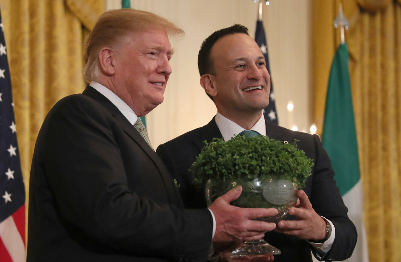 Trump Praises Irish Immigrants