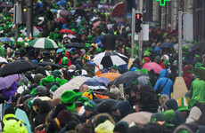 The St Patrick's Day forecast is bleak with hail and thunder expected