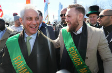 Taoiseach marches alongside Conor McGregor in Chicago's St Patrick's Day parade