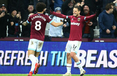 Late Hernandez double dents Huddersfield's survival hopes