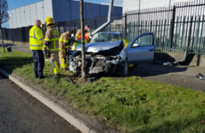Man hospitalised following single-vehicle crash after failing to stop car for gardaí