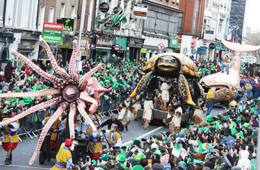Half a million people attend St Patrick's Day parade in Dublin