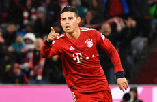 James Rodríguez hat-trick sees Bayern recover after Champions League exit to Liverpool