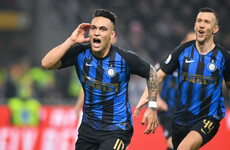 Martinez penalty proves decisive as Inter come out on top in five-goal Milan derby thriller