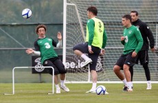 Slideshow: the best pics from Ireland's first pre-Euros training session