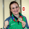 Kellie Harrington auctions off belt to raise money for neighbours who lost their home to fire