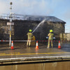Trains not stopping at Portarlington Station due to fire in nearby building