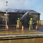 Trains not stopping at Portarlington Station due to fire in nearby building