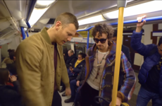 Robert Sheehan did the floss dance on a London tube and wrecked everyone's head in the process