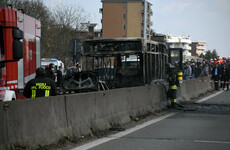Driver abducts 51 schoolchildren in Italy and sets bus ablaze