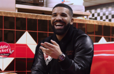 Drake spent the day playing basketball and eating Eddie Rocket's in Tallaght yesterday
