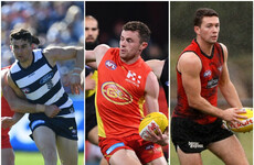 5 Irish players earn starting berths for AFL openers this weekend