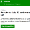 Over 2 million people sign petition on Parliament website to revoke Article 50