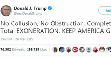 'Complete and total exoneration': Trump rejoices in Mueller findings but Democrats want full report published
