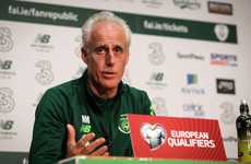 McCarthy calls on Irish fans to back the team amid rumours of in-game protests against FAI