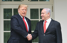 Standing alongside Netanyahu, Trump backs Israeli claims of sovereignty over disputed Golan Heights