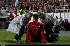 Ronaldo forced off early with injury as Portugal held to second successive draw