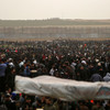 3 Palestinians killed by Israeli fire as tens of thousands gather at Israel-Gaza border